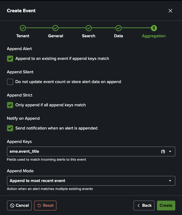 Create Event Modal