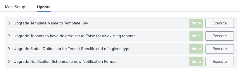 Update Tasks UI